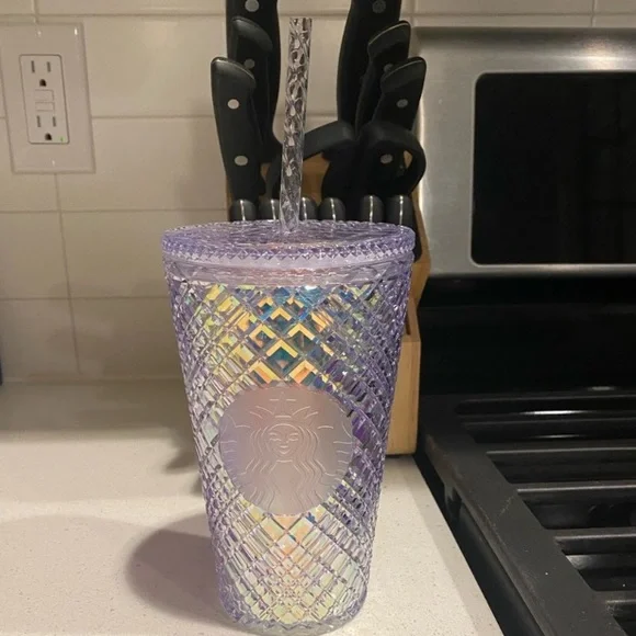 Starbucks Unicorn Jeweled Diamond Bling Tumbler HTF 2022 Grande 16 oz. NWT - Picture 5 of 12